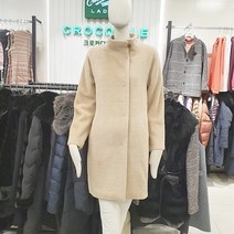 크로커다일레이디 가성비 최고의 샤트렌 알파카(모달) 하이넥 하프 코트 뉴코아 인천점