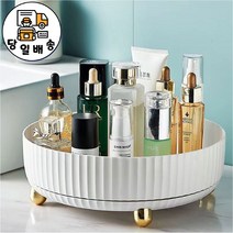주방 회전 양념선반 다용도 양념 수납 선반, 화이트