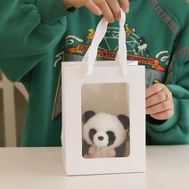 판다 인형 아기 팬더 에버랜드 키링 굿즈 그란데, 1.핑크젖병ㅣ핸드백ㅣ종이박스수송, 10센티