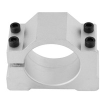 GHSHOP 스핀들 모터 마운트 알루미늄 합금 CNC 라우터 브래킷 목 홀더, 89x39MM, 실버, 52MM