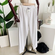 메이룸 오비라벨바지 허리 오비 패치 레터링 라벨 밴딩 조거 팬츠