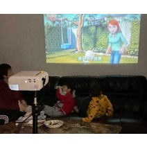 가정용 빔 프로젝터 광고용 교회용 교실, 미니 노란색 프로젝터 무선 화면 공유기 포함