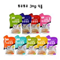 태비타퍼 쮸루쮸루30g X 12개 고양이 간식, 도미