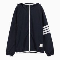톰브라운 명품 23SS 사선 완장 네이비 배색 후드 자켓 MJT366AF0197415