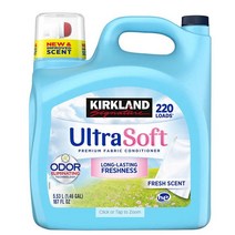 커클랜드 시그니처 울트라소프트 농축 섬유 유연제 리프레싱 향 Kirkland Signature Refreshing 5.53L