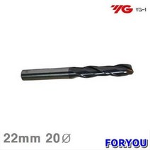 Foryou21004 와이지원 코팅롱엔드밀 22mm 파이 1개 초경 공작 절삭 엔드밀