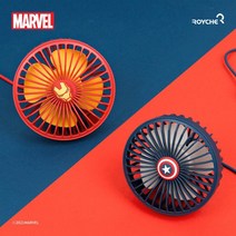 로이체 마블 LED 무드등 USB 선풍기 MRVL-RCF-A, 마블 USB 선풍기 아이언맨