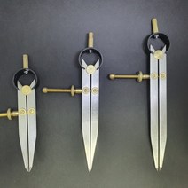 [당신의가죽] Basic 디바이더 콤파스 크리져 가죽 공예 소형 중형 대형, 중형(길이:17.5cm)