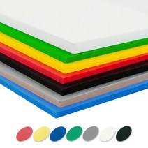포맥스 60x90cm 1T/2T/3T/5T 백색 컬러 10매입 1박스, 블랙M-460, 2T
