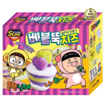 라이브잇 흔한남매 배불뚝치즈 슬라임 만들기 세트, 혼합색상, 14세트