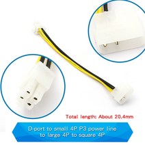 전원 공급 장치 케이블 SATA 1 포인트 2 6P-IDE4/10/12P 핀 마더 보드 스테이트 드라이브 연결 그래픽 카드, 07 4P P3
