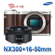 삼성정품 NX300 (16-50mm 포함) 2030만화소 와이파이 미러리스카메라 k, 블랙, 바디+16-50mm 세트