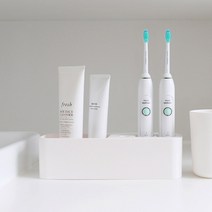 모나코올리브 무타공 욕실 정리 수납 전동 칫솔 꽂이 거치대, 전동칫솔홀더