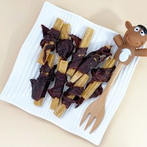 아침애 무방부제 반려동물 수제간식, 치즈껌과 소고기80g, 1개