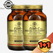 1+1 솔가 에스테르-C Ester 비타민 C 1000mg 90정, 90 카운트