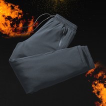 남성 방한 바지 허리 밴딩 편한 등산 겨울 기모 팬츠 구스다운바지_[221214EA]