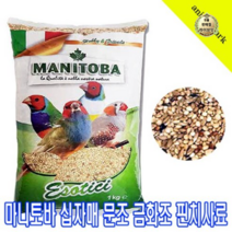 라이브잇 마니토바 핀치류 사료, 1kg, 14개, 1kg