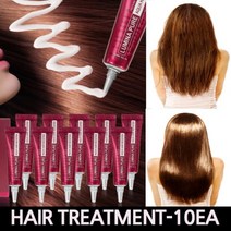 루미나 손상모 복구 헤어 단백질 클리닉 극손상 트리트먼트 헤어팩, 아쿠아 헤어부스터 10P