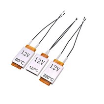 난방시스템 1 pcs 가열 요소 헤어 드라이어 액세서리 curlers 히터 80-220 섭씨 ptc 히터 12v 적용 가능한 소형 난방, 220 섭씨 2 개