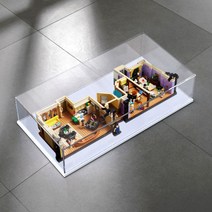 레고 미드 프렌즈 모니카 레이철 아파트 아크릴 디스플레이 진열장 10292 케이스 장식장 전시대 정리함, A.화이트 베이스 도톰(3mm 두께감 소재) + 1개