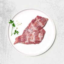 [국내산 한돈 1+등급] 돈새우살 플루마 아이스크림고기 100시간 저온숙성 300g, 썰어서 일반배송