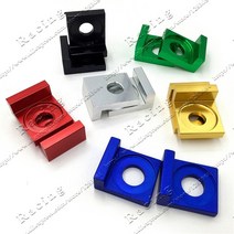 자전거 체인 텐셔너 텐션 cnc 알루미늄 15mm 12mm 조절기 블록 110 125cc pit quad trail 흙 atv 흙 구덩이 bike motocross호환 23, 파란색 12mm
