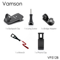 스테디 캠 카메라 봉 모노포드 삼발이 am for Go Pro 9 8 6 학위 회전, VP512B