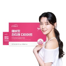 내츄럴플러스 에버핏 잔티젠 다이어트 1박스2주분 체지방 감소 기초대사량 증가 851619, 1박스