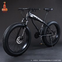 MTB 자전거 팻바이크 21 24 26 27 30 인치 100mm, 27단  Haoyue White  24인치