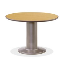 부서 팀 회의용 조립식 원형 테이블 카페테이블, 월넛