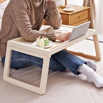 침대용책상 폭좁은테이블 창가 화분 미니 환자용식탁, 상품선택, 베이지