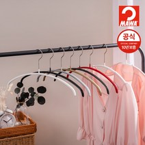 [공식10년보증]마와 옷걸이 이코노믹 36P 5개 티셔츠 니트 가디건, 실버