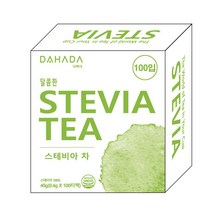 다하다 100% 스테비아 스테비아 티백차 100개
