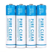 퓨어클리어 AAA 950mAh 4알 1세트 케이스포함
