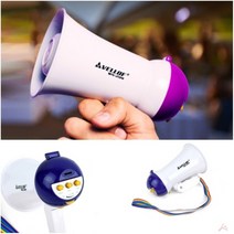 JUNI 미니메가폰/확성기 (녹음기능) 휴대용확성기 행사소품 응원도구