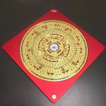 풍수 나경 패철 수맥봉 탐지봉 풍수지리 현공 납음오행, 3인치 12단 토탈 골드