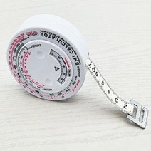 간편 체질량 지수 BMI 측정 줄자 테이프 계산기, 없음