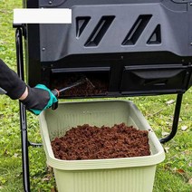 비료 발효기 낙엽 발효기 회전식 퇴비통 120리터용량