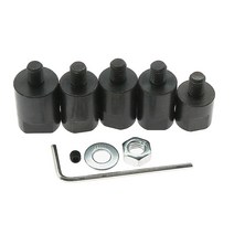 모터 샤프트 커플 링 M6 3.174568mm 액슬 모터 샤프트 커플러 슬리브 척 어댑터 톱 블레이드 커플링 1 세트, 03 5mm