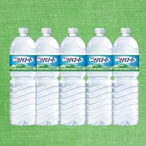 삼다수 2L 에코 유라벨 제주 생수 빠른 대량 깨끗한 주문 자연암반수, 2리터 12개와 맛보기
