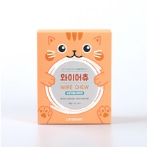 캣츠모리 와이어츄 실꼬리돔 연어맛 7p, 단품