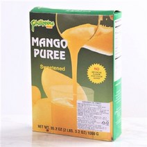 필리핀 망고 퓨레 1kg 음료베이스 주스 칼라만시, 2개