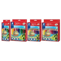 스테들러 루나색연필 고품질 유성 색연필 색상선택, 12색