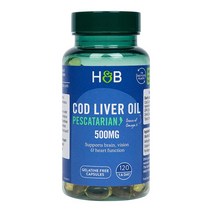 Holland & Barrett 홀랜드앤바렛 대구간유 500mg 120캡슐