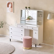 파로마 바이유 확장형 입식 수납거울 화장대 1000 JU812, 단품