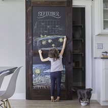 (분필포함) 접착식 스티커 벽에붙이는 벽면 칠판 낙서 화이트보드 분필 벽지 시트지, 그린 보드