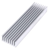 컴퓨터부품 100x25x10mm 알루미늄 고성능 방열판 전자 방열기 1PCS 컴퓨터 분대 공급 부속품