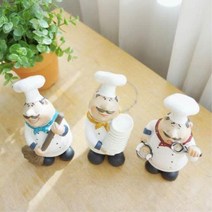 음식점 레스토랑 인테리어소품 쉐프3종 요리사장식품 피자집 카페 데코소품