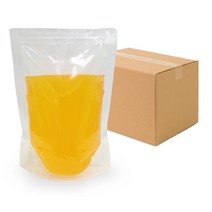 아이스원 두꺼운 투명 스탠딩지퍼백 13x20cm 1박스 2500매 스탠딩 봉투, 중(M)