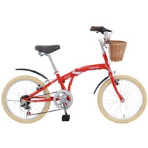 [삼천리보조바퀴20] [삼천리자전거/하운드] 시애틀20 접이식 자전거 20인치 기어 7단 권장 신장 135CM 접이식 전용 보조바퀴 설치 가능(별도 구매), 미조립박스, 레드